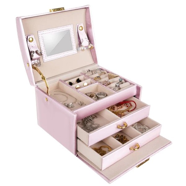 Key lock jewelry box