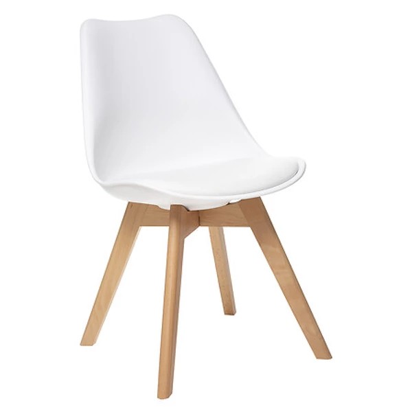 Baya white polypropylene chair