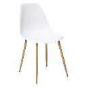 [157268G ZEN35] Taho white polypropylene chair