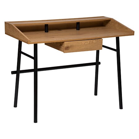 Josan 1-drawer desk, beige