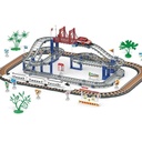 [518969 ZEN41] Voie ferrée avec voiture et train rapide, 108 pièces