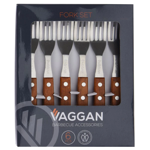 Vaggan Steak Fork Set – 6 Piece