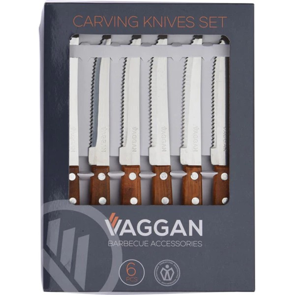 Ensemble de 6 couteaux à steak Vaggan – 21 cm