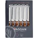 [93391.8 ZEN44] Set of 6 Vaggan steak knives – 21 cm