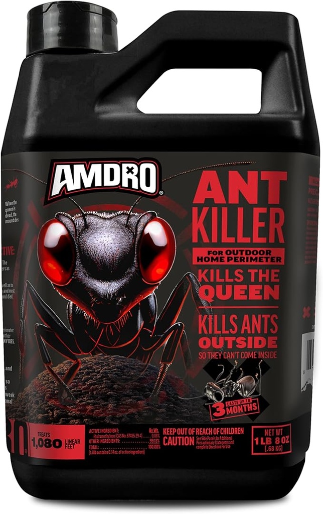 AMDRO Black Outdoor Ant Killer 680 g