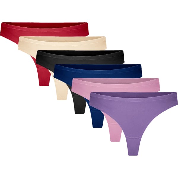 Lot de 6 slips string invisibles GBTW-954