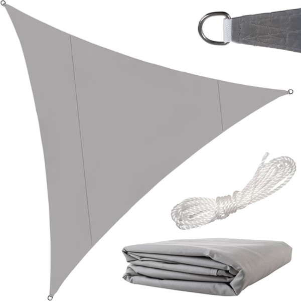 Shade sail 4 x 4 x 4 m gray – Gardlov 23141
