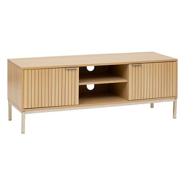 Meuble TV bois beige