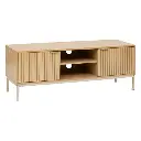 [193588 ZEN49] Beige wooden TV cabinet