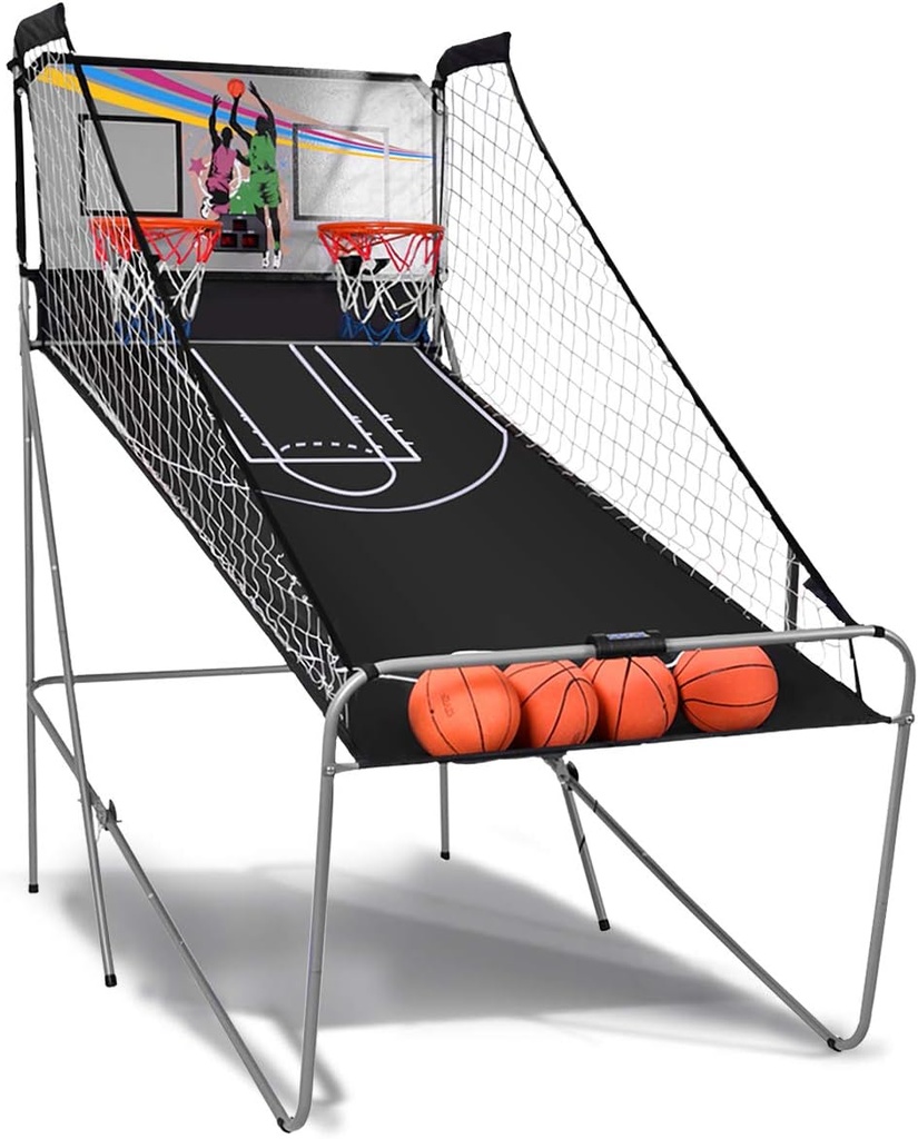 Double Basket Foldable Arcade Basketball Game