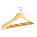 Set of 8 wooden hangers