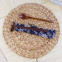 [N14] Round plate in rush braid