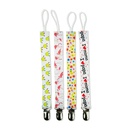 Lot de 4 attaches tétines (Flamand rose)