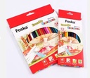 [STA0007/CQ3002] 24 CRAYONS DE COULEURS EFFACABLE FOSKA