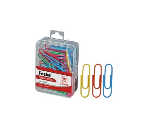 100 PCS FOSKA PAPER CLIPS