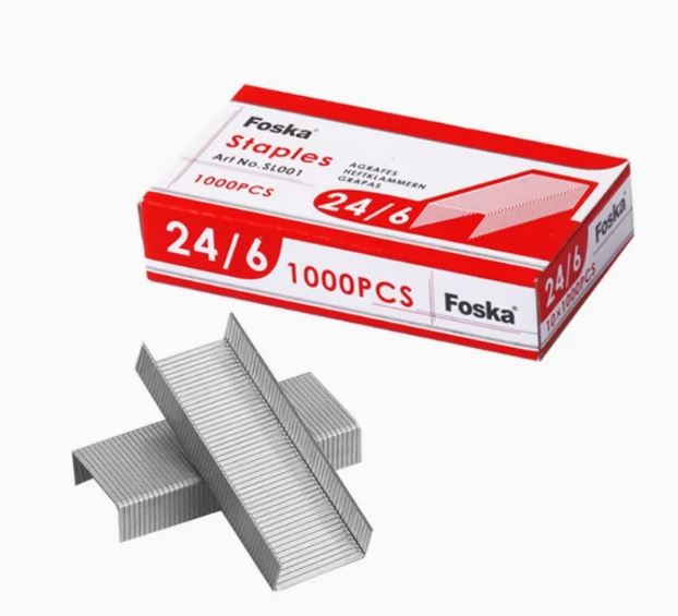 1000PCS 24/6 FOSCA STAPLES
