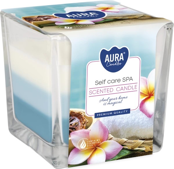 TRIKOLOR SPA SCENTED CANDLE, /GLASS
