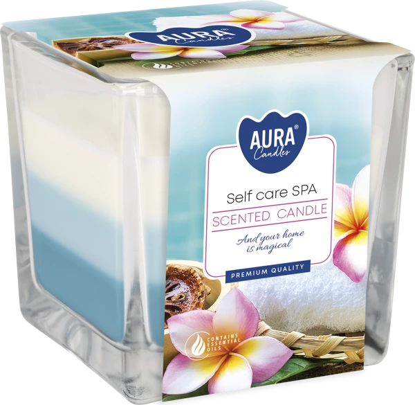 TRIKOLOR SPA SCENTED CANDLE, /GLASS