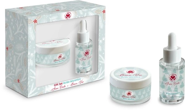 Ensemble creme pour le visage et sérum pour les yeux