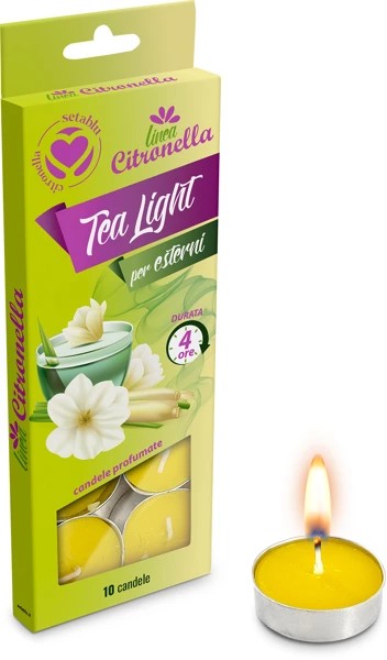Tea Light - Citronella Tealight Candle 10 pack