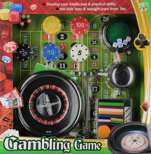 Jeu de roulette 33x33x7 mc fenêtre boîte