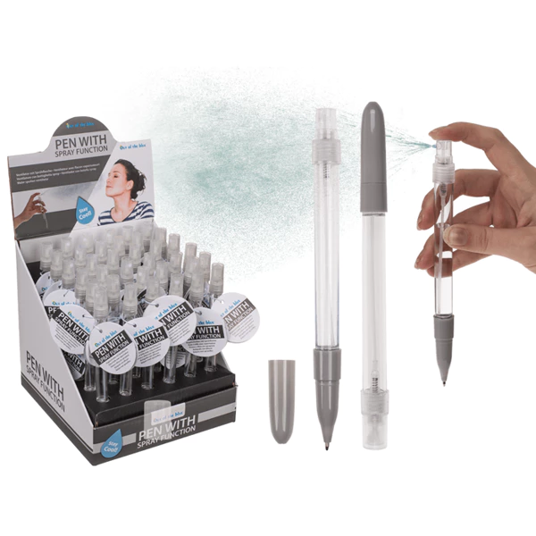 Stylo à bille avec vaporisateur, environ 7 ml