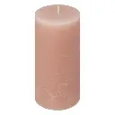 [103114G] Bougie ronde olia rose 6.8x14, rose clair