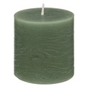[123064H] Round candle olia ve 6.7x7, medium green