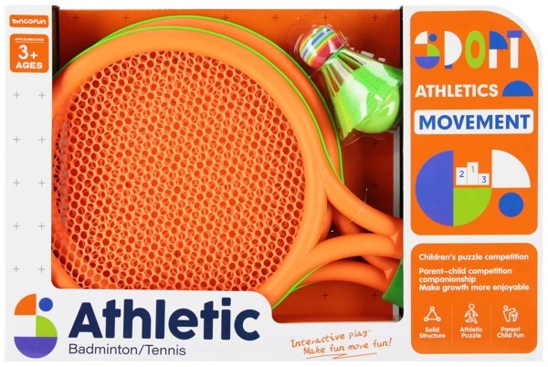 Athletic Move badminton/Tennis beach rackets + accessories 39x26x5