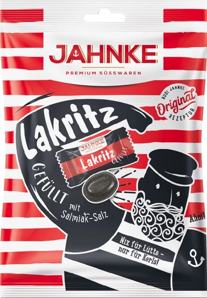 Jahnke filled with liquorice 125g bag