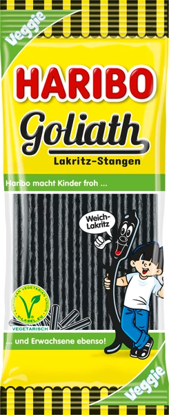 Haribo Goliath Liquorice Sticks, 12-pack