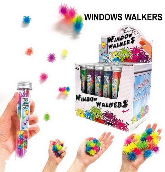 Window Walkers-Arc-en-ciel trotteur 2,5 cm 8 pièces en tube
