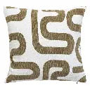 [204484B] Couss jacq chen safina vert kaki 40x40cm