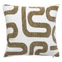 [204484B] Couss jacq chen safina vert kaki 40x40cm