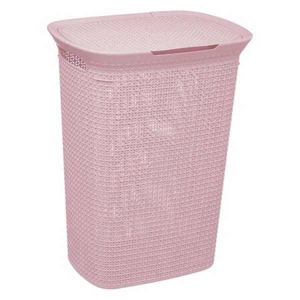 coffret linge 57l rose scandi, rose