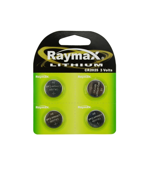 Raymax 3V CR2025 Button Cell Battery 4pcs l