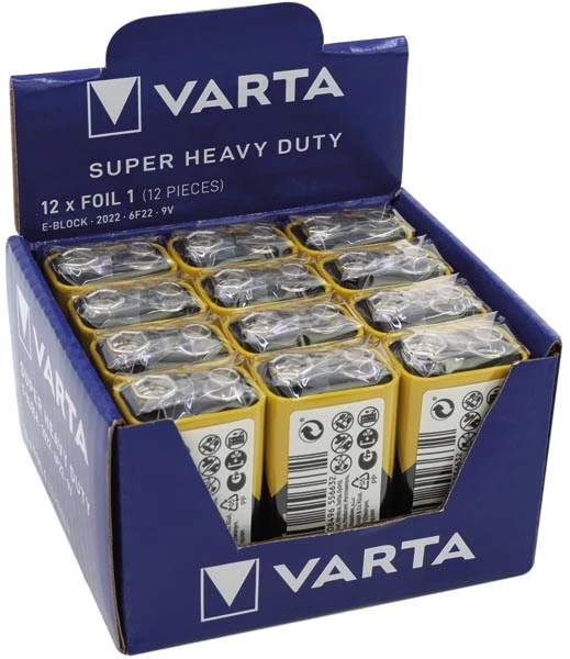 Varta Superlife 9 Volt 1st Battery