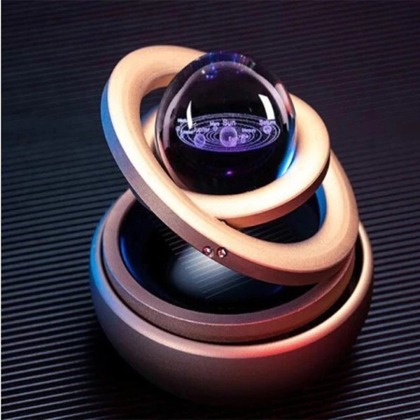 Solar Rotating Car Perfume