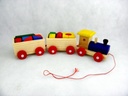 Train en bois avec blocs 