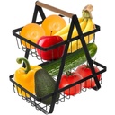 Panier à fruits et légumes à deux niveaux Ruhhy 24265 