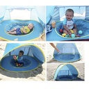 Tente de plage avec piscine 21204 
