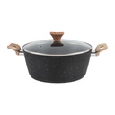 Casserole en aluminium forgé noir
