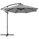 Parasol suspendu 2,8 m, gris