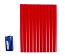Crayon de menuisier 11 pièces + taille-crayon
