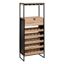 Meuble bar x25 bouteille Aliaj noir ETAGERE