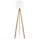 Lampadaire trepied bahi blanche H160