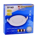 Panneau LED encastrable - 16 watts - rond blanc