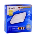 Panneau LED en saillie - 9 watts - carre