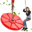 Balancoire de jardin pour enfants, disque de fleur