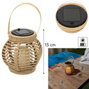 Lanterne solaire effet bougie h15cm